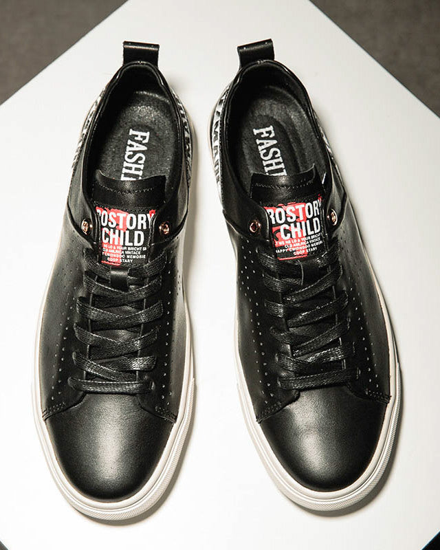 Leather Casual Shoes - Robert - Alexandre León | black