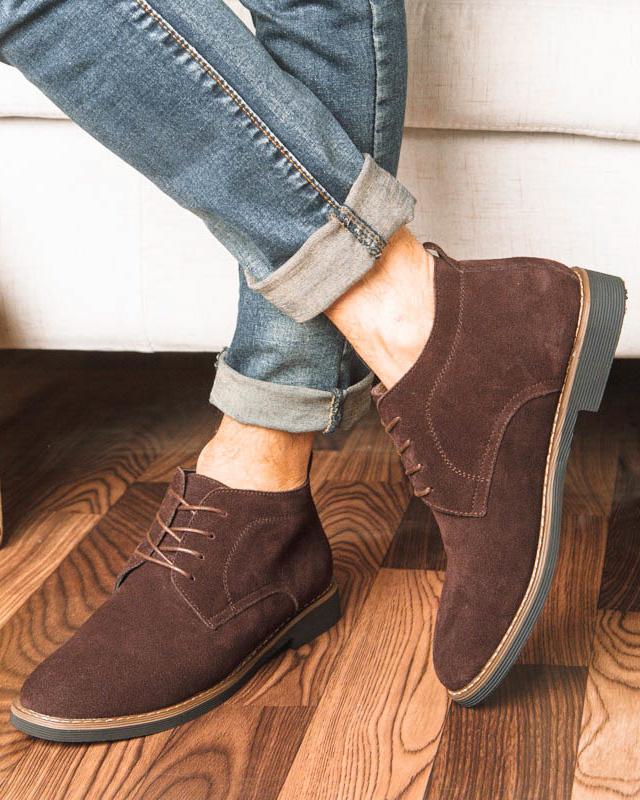 Leather Chukka Boots - William - Alexandre León | coffee-brown