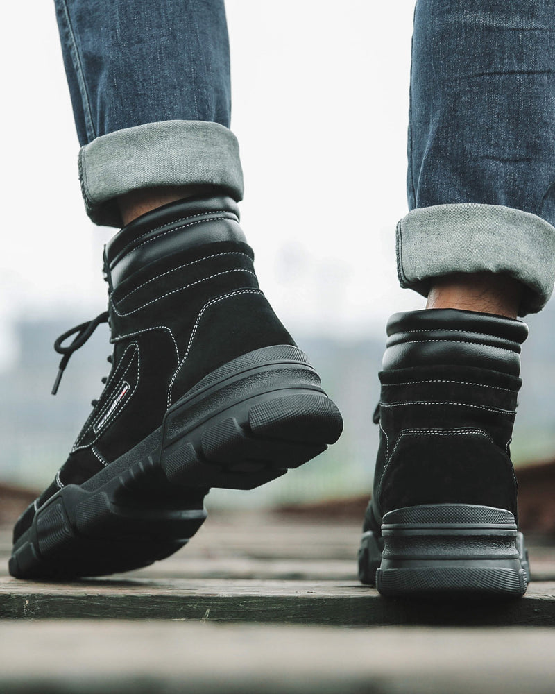 Leather Hiking Boots - Karim - Alexandre León | black