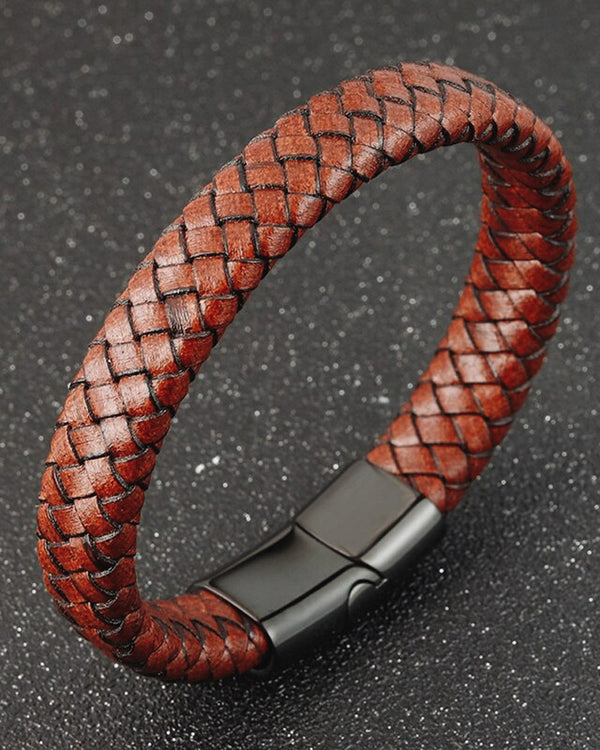 Leather Bracelets - Abel [Brown]
