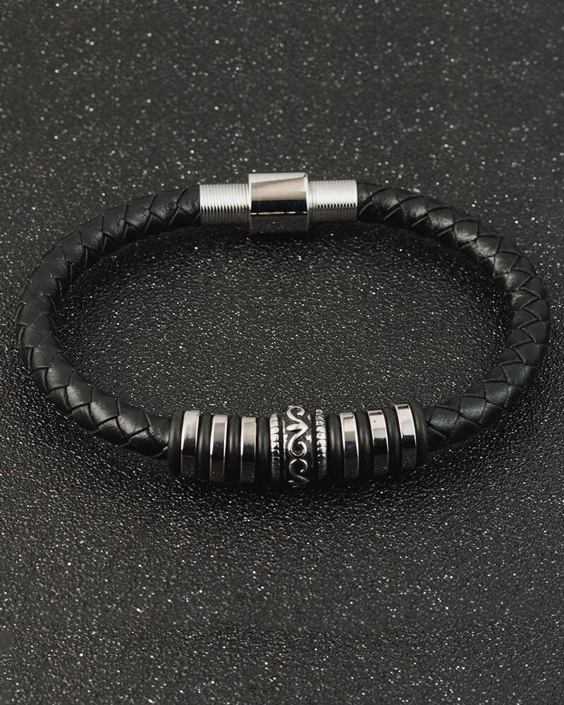 Leather Bracelets - Vincent [Black]