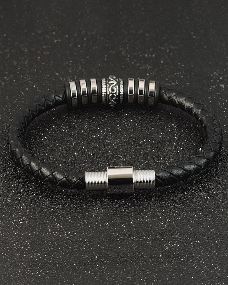 Leather Bracelets - Vincent [Black]
