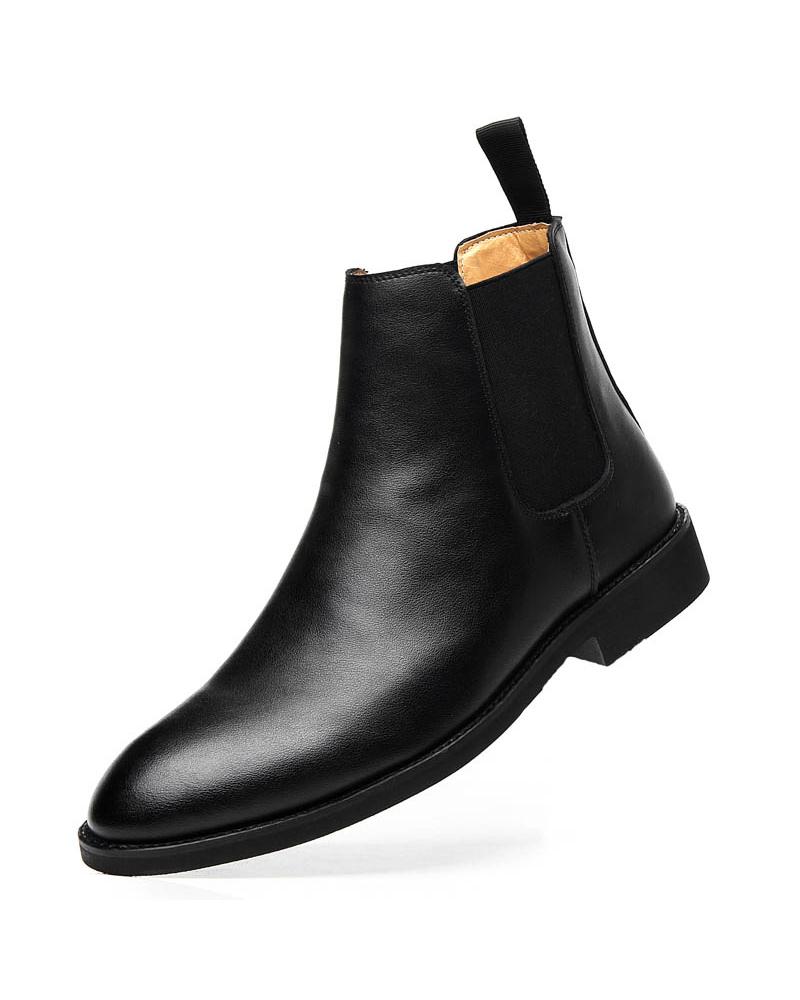 mens-Leather Chelsea Boots - Liam - Alexandre León | black-leather