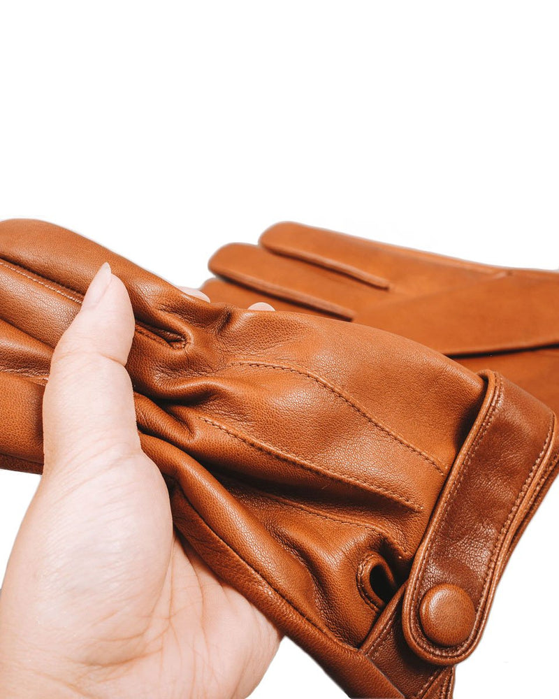 Leather Gloves - Charles - Alexandre León | brown