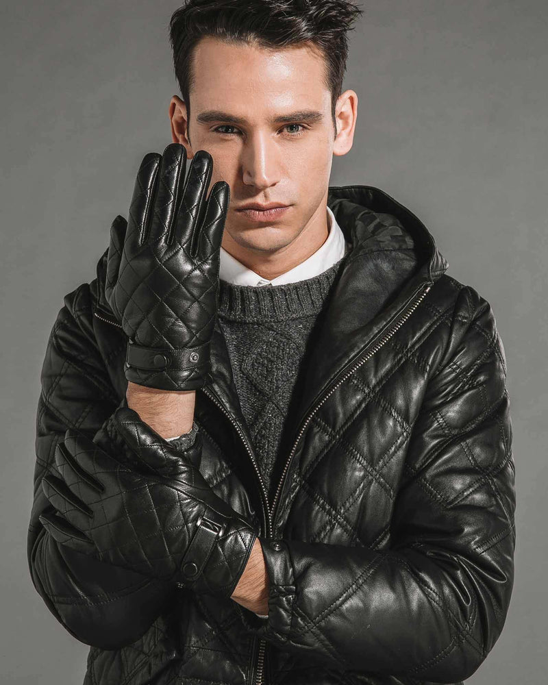 Leather Gloves - Jackson [Black] - Alexandre León