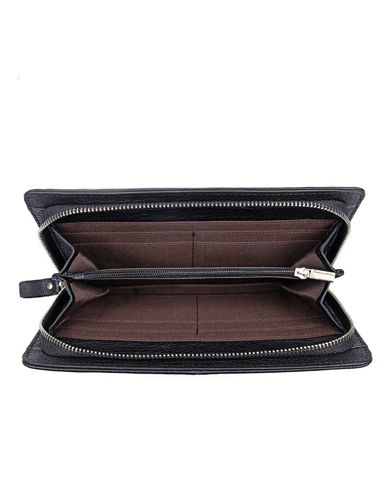 Leather Wallet - Amir [Black]