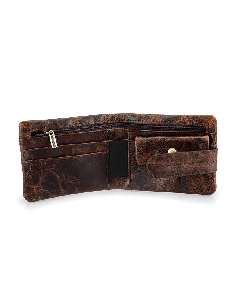 Leather Wallet - Hector [Coffee Brown]