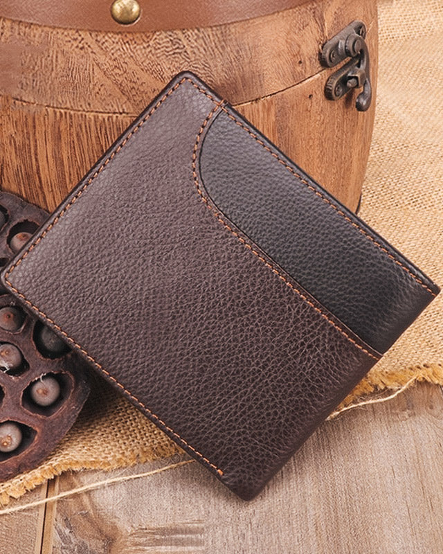 Leather Wallet - Jean [Coffee Brown]