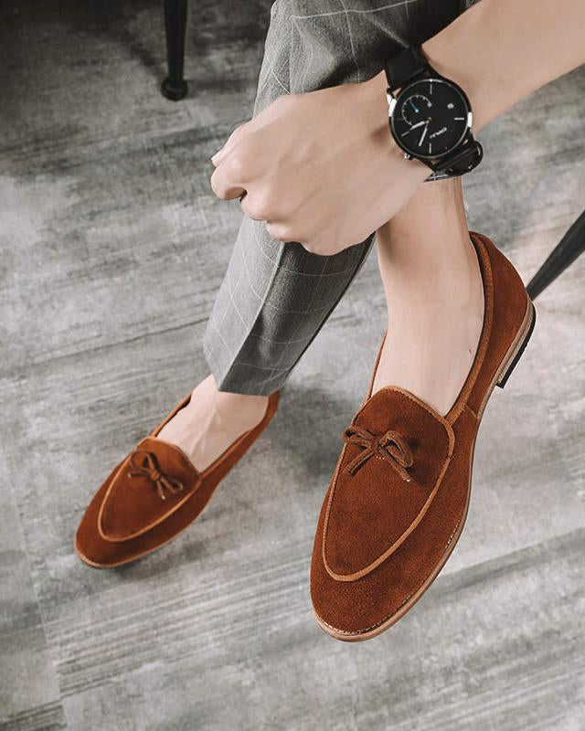 Leather Tassel Loafer Shoes - Roper - Alexandre León | brown