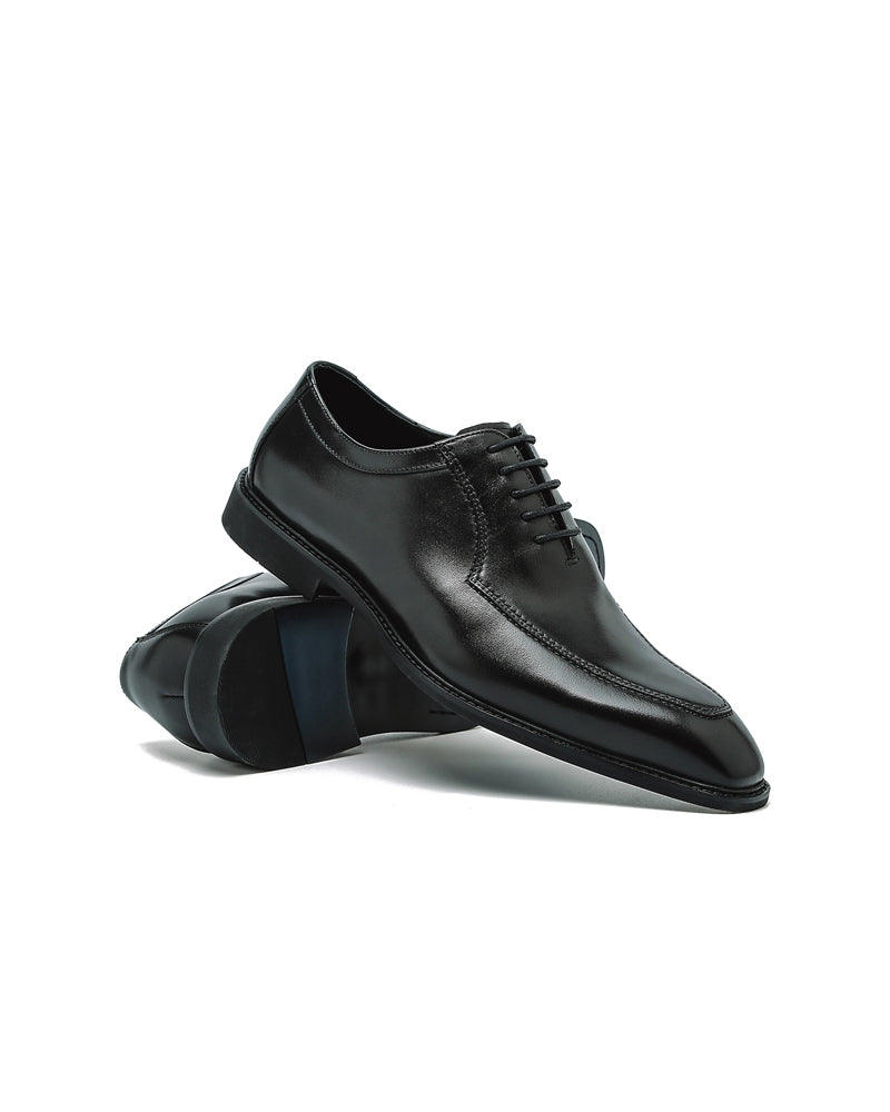 mens-Leather Oxford Shoes - Gerald - Alexandre León | black